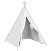 vidaXL tipi til b&oslash;rn 120x120x150 cm med b&aelig;repose polyester hvid