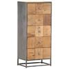 vidaXL kommode 45x30x100 cm massivt genbrugstr&aelig;