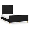 vidaXL sengeramme uden madras 120x190 cm stof sort