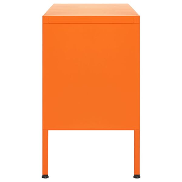 vidaXL tv-skab 105x35x50 cm stål Orange