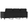 vidaXL 3-personers sofa 180 cm kunstl&aelig;der sort
