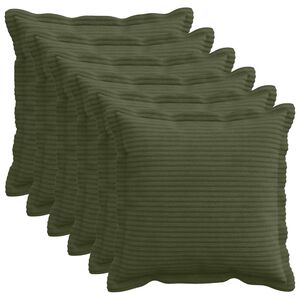 vidaXL Pudebetr&aelig;k 6 stk. HOUTEN Gr&oslash;n 30 x 30 cm cordfl&oslash;jl