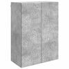 vidaXL V&aelig;gmonteret skab Betongr&aring; 66 x 34,5 x 90 cm Konstrueret tr&aelig;