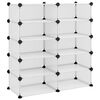 vidaXL skoreol 84x32x88,5 cm PP transparent