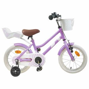vidaXL B&oslash;rnecykel 12 tommer til 2-4 &aring;r gamle Lilla