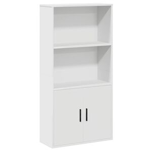 vidaXL bogreol 60x24x120 cm konstrueret tr&aelig; hvid