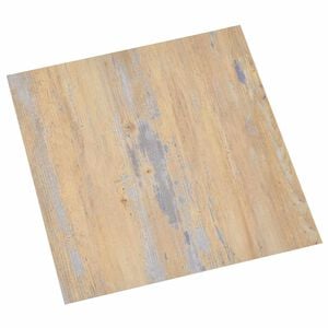 vidaXL Gulvplanker 5,11 m&sup2; 55 pcs PVC Brun og gr&aring;