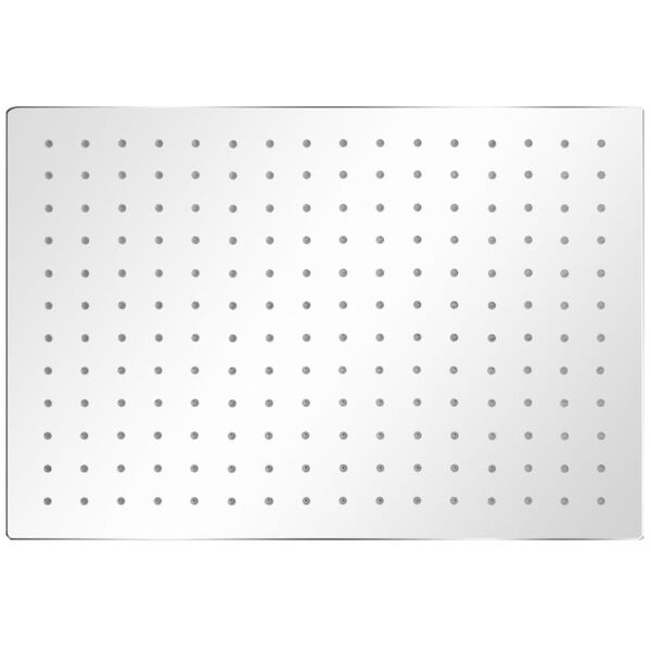 vidaXL bruserhoveder rainshower 2 stk. rustfrit st&aring;l 30 x 40 cm