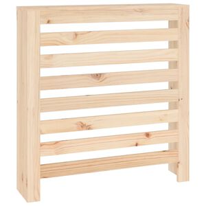 vidaXL radiatorskjuler 79,5x19x84 cm massivt fyrretr&aelig;