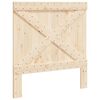 vidaXL sengegavl 100x104 cm massivt fyrretr&aelig;