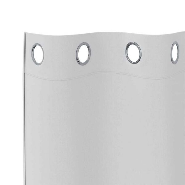 vidaXL M&oslash;rkl&aelig;gningsgardiner med ringe 2 pcs Bleg Gr&aring; 225 x 140 cm