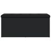 vidaXL opbevaringsb&aelig;nk 102x42x45 cm konstrueret tr&aelig; sort
