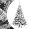 vidaXL Kunstig juletr&aelig; med kugler 120 cm 150 LED'er Varm hvid