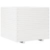 vidaXL plantekasse 80x80x72 cm massivt fyrretr&aelig; hvid