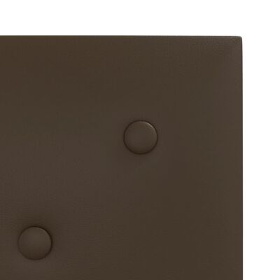 vidaXL vægpaneler 12 stk. 30x30 cm 1,08 m² kunstlæder brun