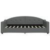 vidaXL daybed med madras 90x190 cm stof m&oslash;rkegr&aring;