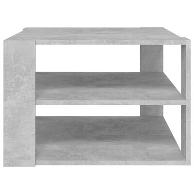 vidaXL sofabord 60x60x40 cm konstrueret træ betongrå
