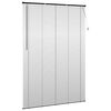 vidaXL Persienner Indstillelig Sort 213 x 150 cm PVC