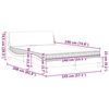 vidaXL seng med madras Dover 140x190 cm velour m&oslash;rkegr&oslash;n