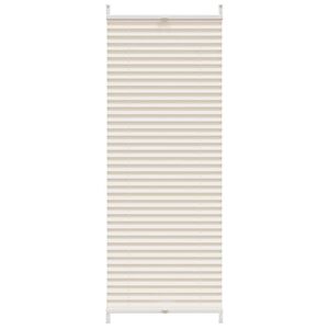 vidaXL Plisseret blind 40x100 cm creme