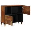 vidaXL Sideboard med hylde Brun 80 x 33 x 75 cm Massivt mangotræ