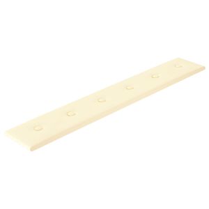 vidaXL V&aelig;ghovedg&aelig;rde 12 stk. Creme Faux l&aelig;der