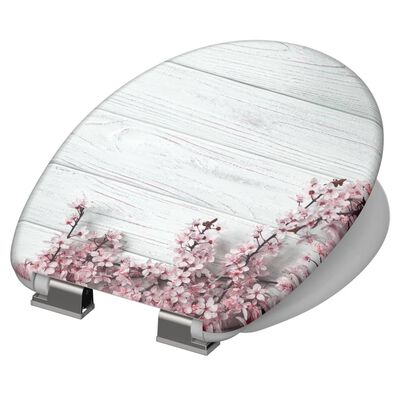 SCHÜTTE toiletsæde med soft close-funktion FLOWERS & WOOD