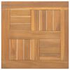 vidaXL firkantet bordplade 40x40x2,5 cm massivt teaktr&aelig;