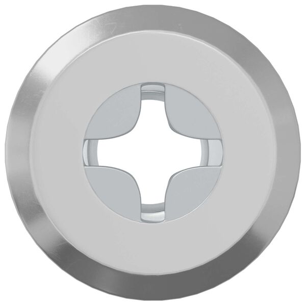 vidaXL L&aring;se Skive 2 pcs S&oslash;lv M6 x 15 mm St&aring;l