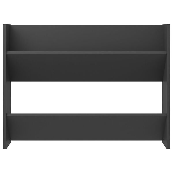 vidaXL v&aelig;gh&aelig;ngt skoskab 80x18x60 cm konstrueret tr&aelig; gr&aring;