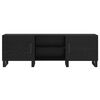 vidaXL TV-skab Sort eg 150 x 30 x 50 cm Konstrueret tr&aelig;