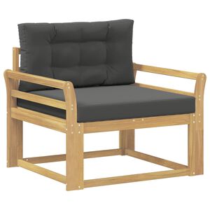 vidaXL Udend&oslash;rs Mellem Sofa Polyester Hvid