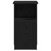 vidaXL Sidebord Sort eg 36 x 30 x 56 cm Konstrueret tr&aelig;