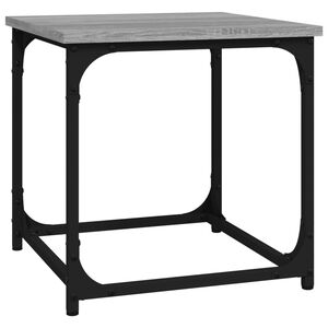 vidaXL sidebord 40x40x40 cm konstrueret tr&aelig; gr&aring; sonoma-eg
