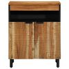 vidaXL Sideboard Naturfarvet 60 x 33,5 x 75 cm Massivt Akacietræ