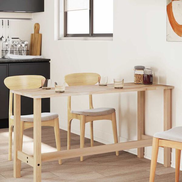 vidaXL bordplade 140x60x2 cm rektangul&aelig;r massivt akacietr&aelig;