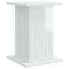 vidaXL Planteholder Hvid h&oslash;jglans 30,5 x 30 x 43 cm Konstrueret tr&aelig;
