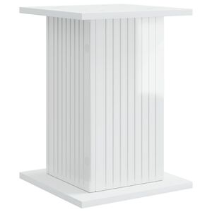 vidaXL Planteholder Hvid h&oslash;jglans 30,5 x 30 x 43 cm Konstrueret tr&aelig;