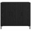 vidaXL Sideboard Sort eg 90 x 34 x 80 cm Konstrueret tr&aelig;
