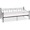 vidaXL stel til daybed 90x200 cm metal sort