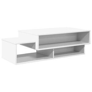 vidaXL Sofabord Hvid 105 x 50 x 32,5 cm Konstrueret tr&aelig;