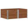 vidaXL plantekasse 150x100 cm massivt fyrretr&aelig; brun