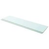 vidaXL hylder 2 stk. glaspanel 100 x 25 cm klar