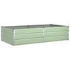 vidaXL Plantekasse Pastel Gr&oslash;n 195 x 100 x 45 cm Galvaniseret st&aring;l