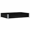 vidaXL palleramme 120x80 cm massivt fyrretr&aelig; sort
