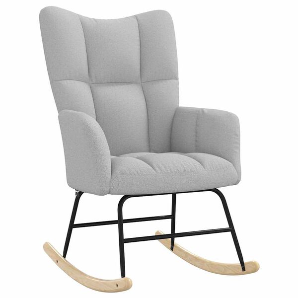 vidaXL gyngestol stof skygr&aring;