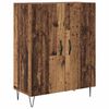 vidaXL Highboard Gammelt tr&aelig; 69,5 x 34 x 180 cm Konstrueret tr&aelig;