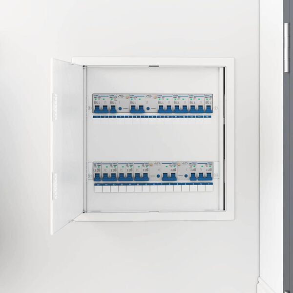 vidaXL Adgangspaneler Hvid 40 x 40 cm ABS Plastik