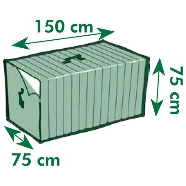 Nature overtræk til udendørshynder 150x75x75 cm