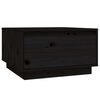 vidaXL sofabord 55x56x32 cm massivt fyrretr&aelig; sort